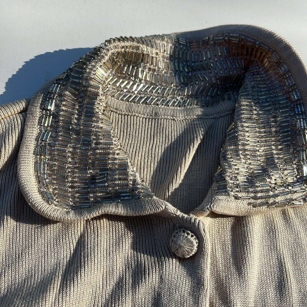 August Silk Knits Tank & Cardigan Set 100 percent Silk - Picture 9 of 11